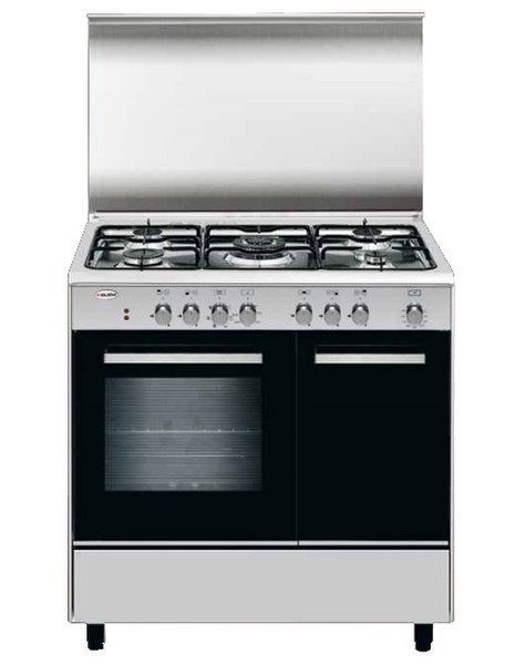 Glem Alpha AR96GIF2 Freestanding Gas hob Stainless steel