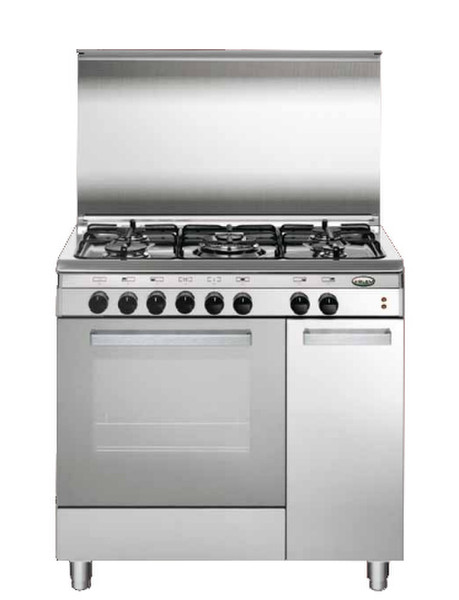 Glem Unica UQ85GI2 Freestanding Gas hob Stainless steel