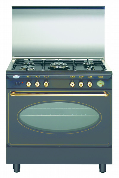 Glem Unica UA85TR2 Freestanding Gas hob Black