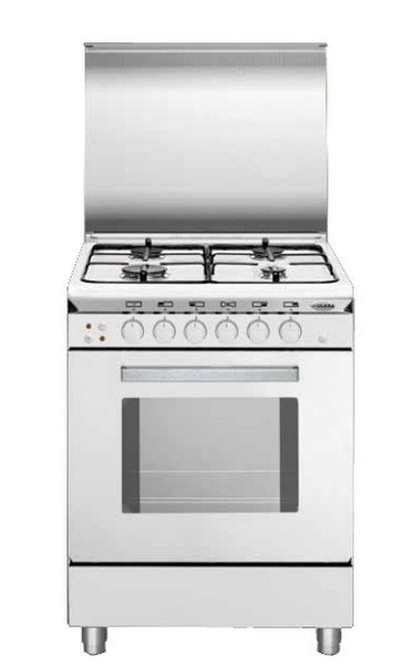 Glem Unica U55BXF2 Freistehend Gas hob Weiß