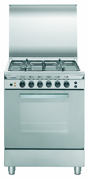 Glem Unica U55RIF2 Freistehend Gas hob A Edelstahl