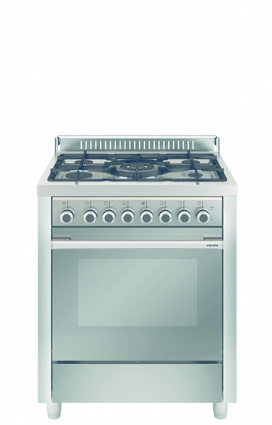 Glem Matrix M765VI Freistehend Gas hob Edelstahl