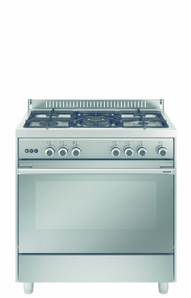 Glem Matrix M855VI Freistehend Gas hob Edelstahl