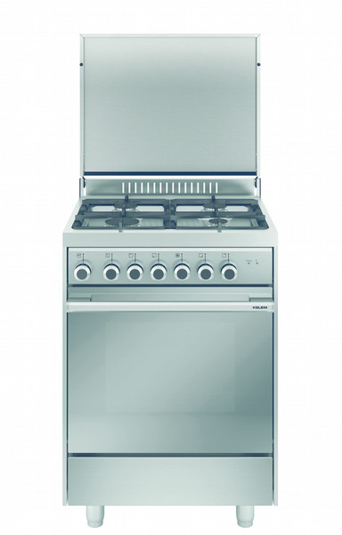 Glem Matrix M654MIC Freestanding Gas hob A Stainless steel