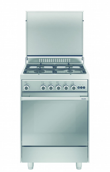 Glem Matrix M654VIC Freestanding Gas hob Stainless steel