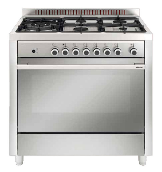 Glem Matrix M96TMI Freestanding Gas hob A Stainless steel