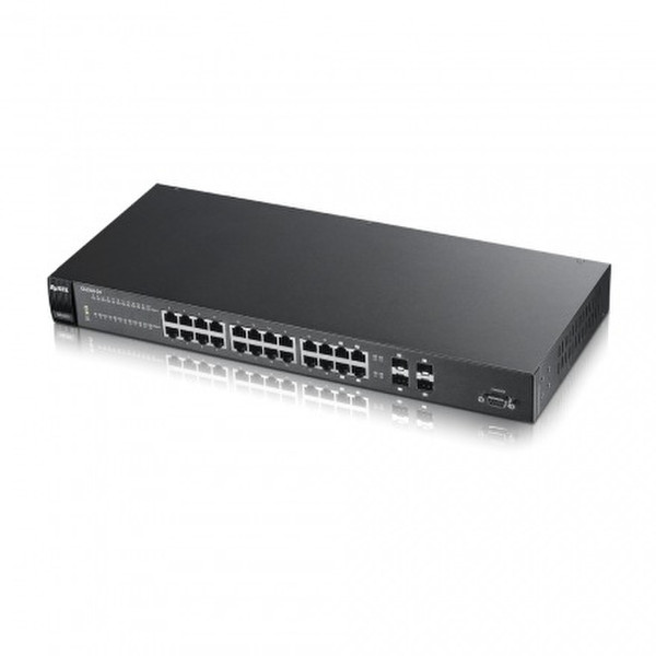 ZyXEL GS1910-24HP Управляемый L2 Gigabit Ethernet (10/100/1000) Power over Ethernet (PoE) Черный