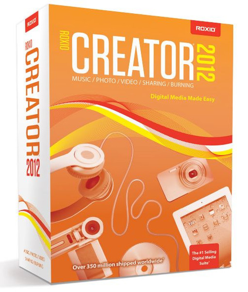 Corel Roxio Creator 2012, 1u, EN/FR/SP/IT/NL