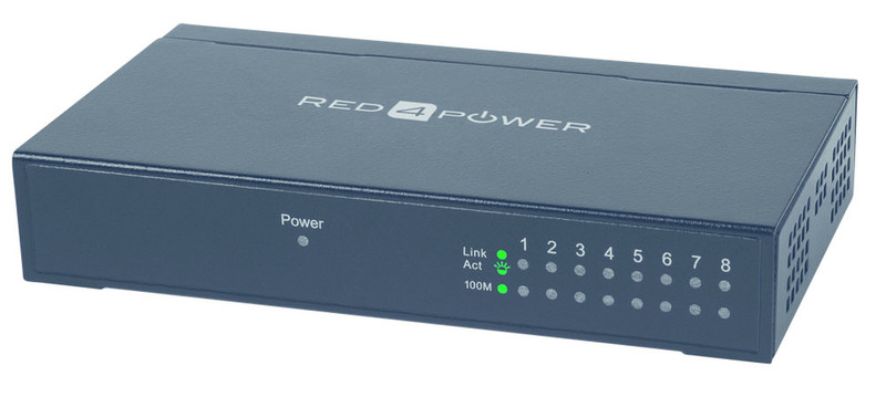 Red4Power R4-N009B Schwarz Netzwerk-Switch