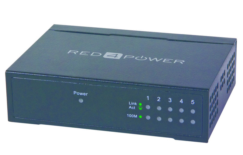 Red4Power R4-N011B Schwarz Netzwerk-Switch