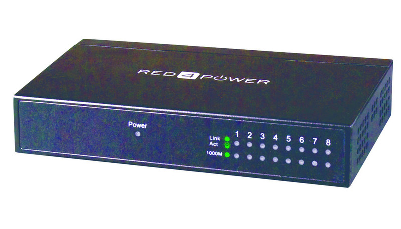 Red4Power R4-N012B Schwarz Netzwerk-Switch