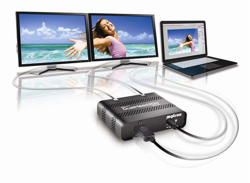 Matrox DualHead2Go Digital SE DisplayPort/DVI видео разветвитель