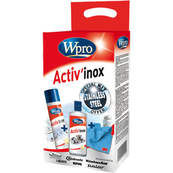 Wpro INX004 Equipment cleansing wet/dry cloths & liquid