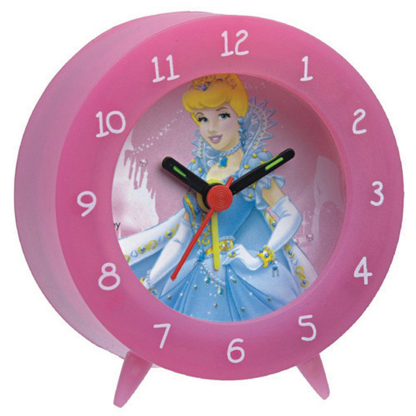 Technoline Princess 3 Quartz table clock round Pink