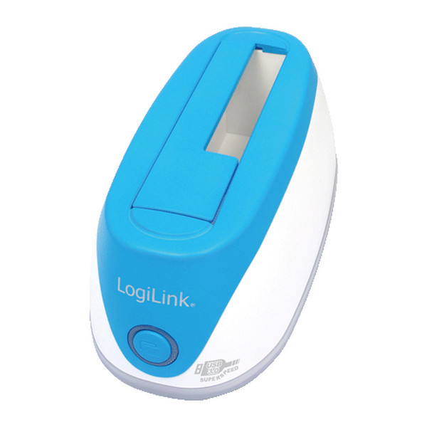 LogiLink QP0019 USB 3.0 (3.1 Gen 1) Type-A Blau, Weiß Notebook-Dockingstation & Portreplikator
