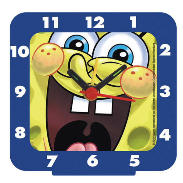 Technoline SpongeBob 3 Quartz table clock square Blue