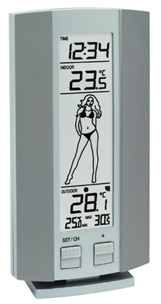Technoline WS 9750-IT Electronic environment thermometer Grau, Silber Außenthermometer