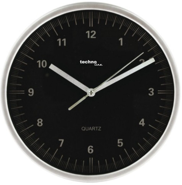 Technoline WT 6700 Quartz wall clock Kreis Schwarz, Weiß Wanduhr