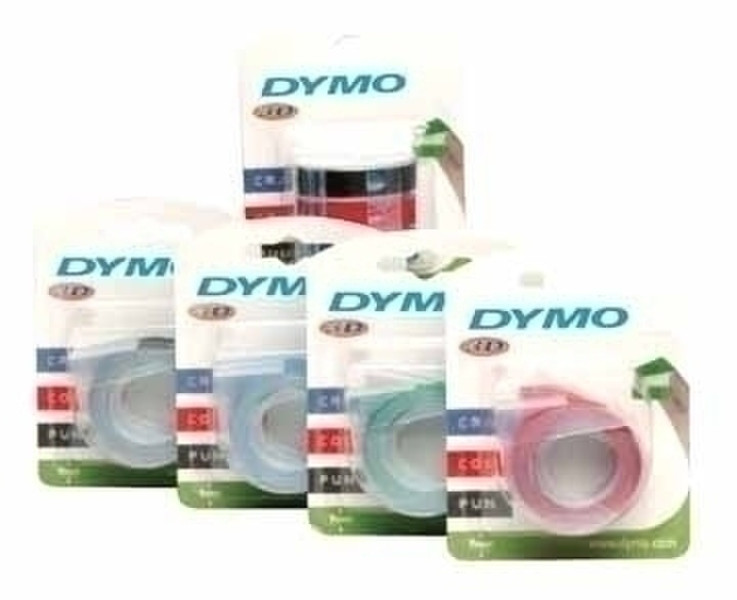 DYMO 2x ROL Rainbow 3D Embossing label-making tape