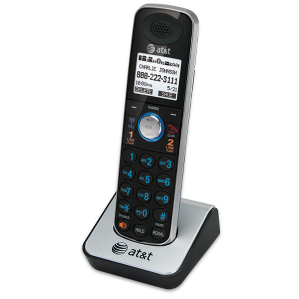 AT&T TL86009 DECT Черный, Cеребряный телефон
