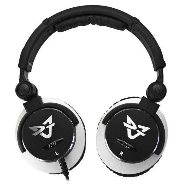 Ultrasone DJ1 Ohraufliegend Kopfband Schwarz, Weiß
