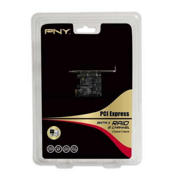 PNY PCIe SATA II RAID 2-Channel Schnittstellenkarte/Adapter