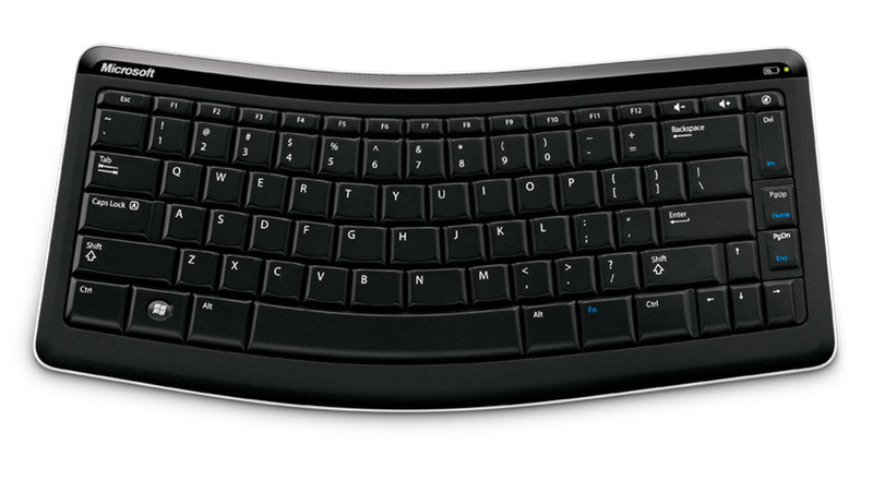 Microsoft Bluetooth Mobile Keyboard 5000 Bluetooth AZERTY Французский Черный