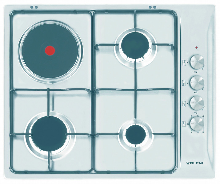 Glem GTL647IX built-in Combi Stainless steel hob