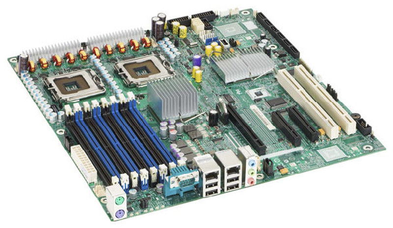 Intel S5000XVNSASR Intel 5000X Socket J (LGA 771) SSI EEB материнская плата для сервера/рабочей станции