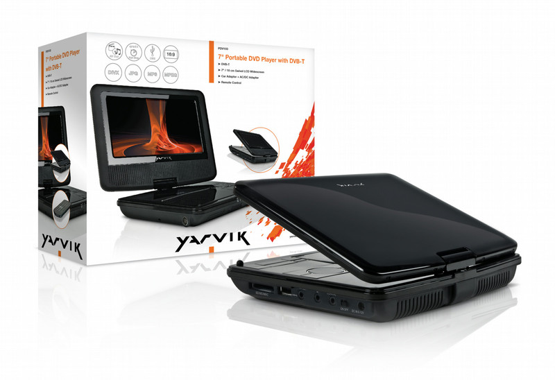 Sweex Yarvik 7" Portable DVD Player with DVB-T