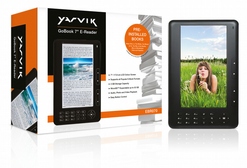 Sweex Yarvik GoBook 7" E-Reader e-book reader