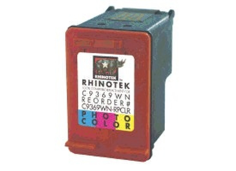Rhinotek Tri-color Ink Cartridge Бирюзовый, Маджента, Желтый струйный картридж
