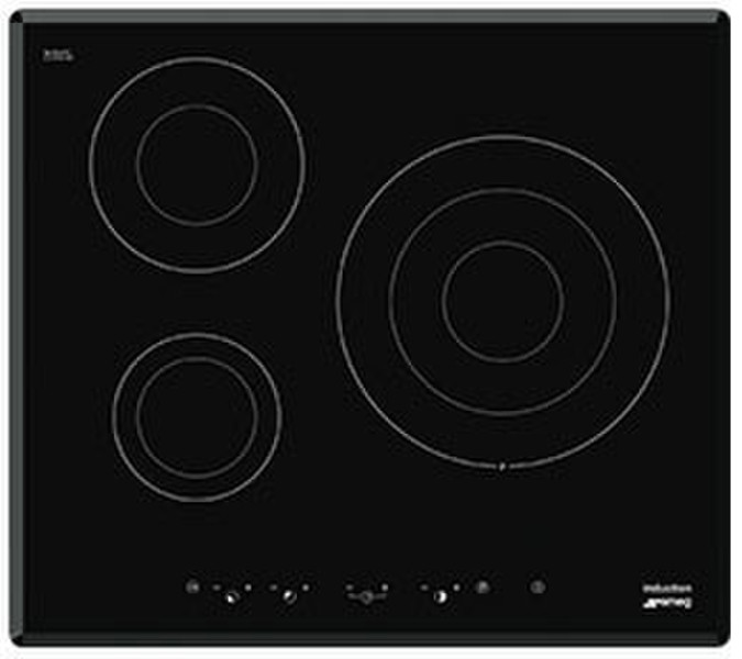 Smeg SI2631B Встроенный Электрический Черный плита