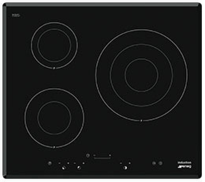 Smeg SI2633B built-in Electric induction Black hob