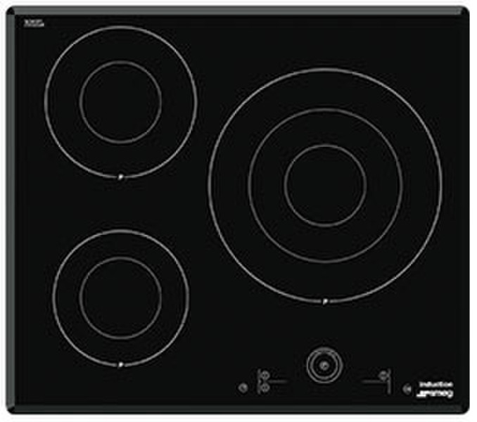 Smeg SI4631CB built-in Electric induction Black hob