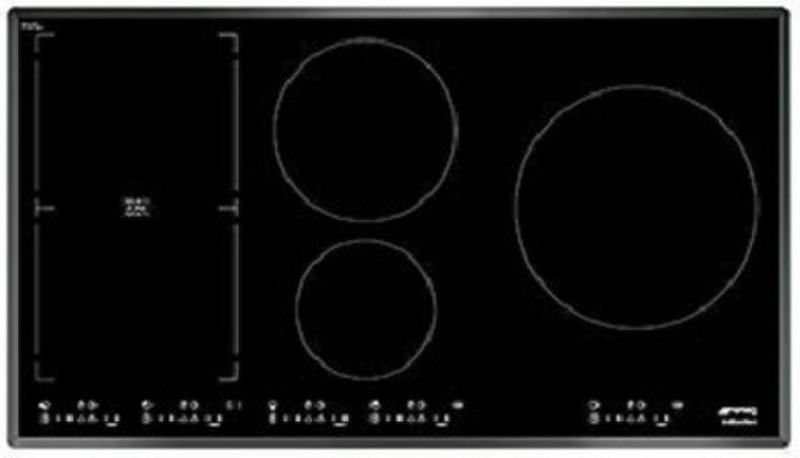 Smeg SIM91B built-in Electric induction Black hob