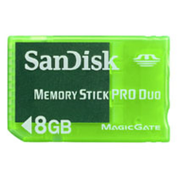 Sandisk Memory Stick PRO Duo 8GB MS memory card
