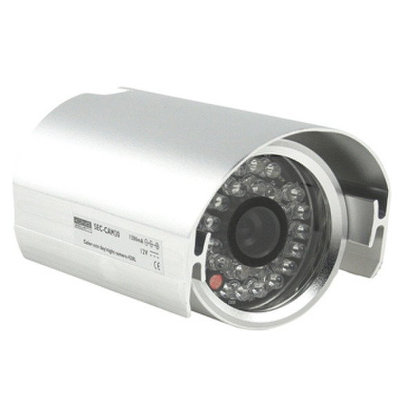 König SEC-CAM30 Для помещений Пуля Cеребряный камера видеонаблюдения