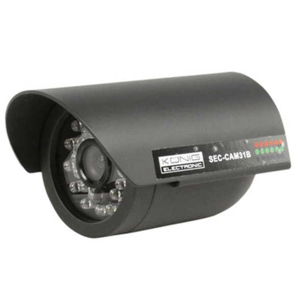 König SEC-CAM31B Indoor & outdoor Bullet Black surveillance camera