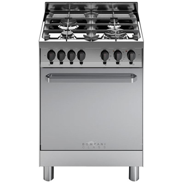 Bompani BC613GA/N Freistehend Gas hob Edelstahl Küchenherd