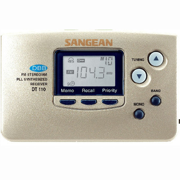 Sangean DT-110 Портативный Золотой радиоприемник