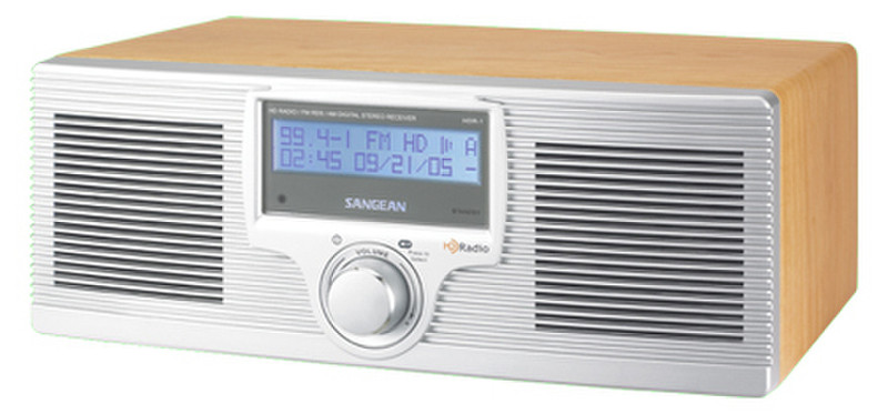 Sangean HDR-1 10W Silver,Wood radio receiver