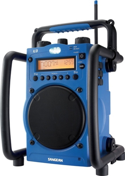 Sangean Digital AM/FM Utility Radio Портативный Цифровой Синий радиоприемник