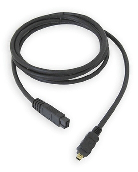 Sigma FireWire 800 9-pin to 4-pin Cable - 2M 2m Schwarz Firewire-Kabel
