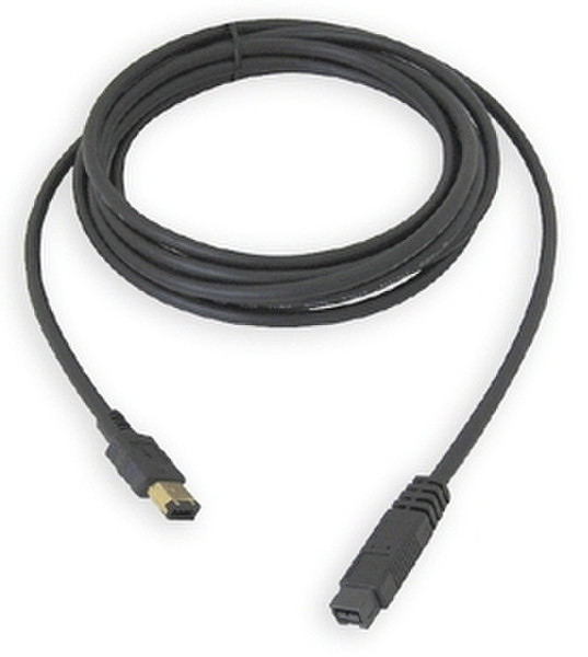 Sigma FireWire 800 9-pin to 6-pin Cable - 3M 3m Black firewire cable