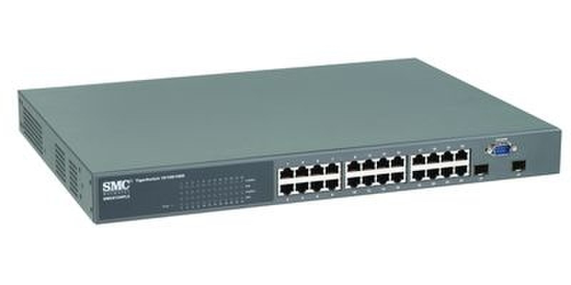 SMC SMC8124PL2 TigerSwitch Managed Power over Ethernet (PoE)