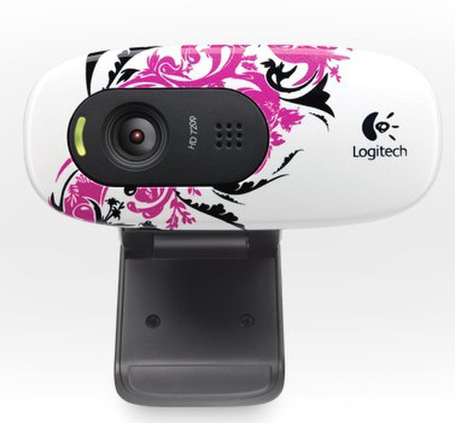 Logitech C270 3МП 1280 x 720пикселей USB 2.0 Разноцветный