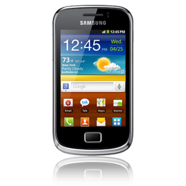 Samsung Galaxy mini 2 2.7ГБ Черный, Оранжевый