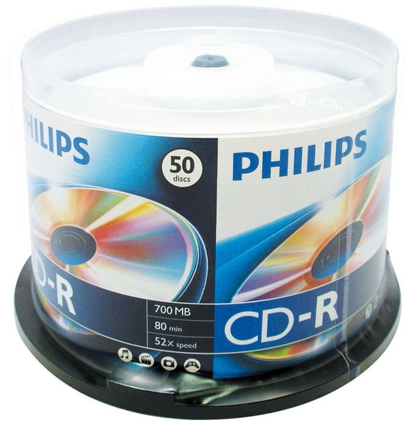 Philips CD-R 52X 700MB CD-R 700MB 50pc(s)