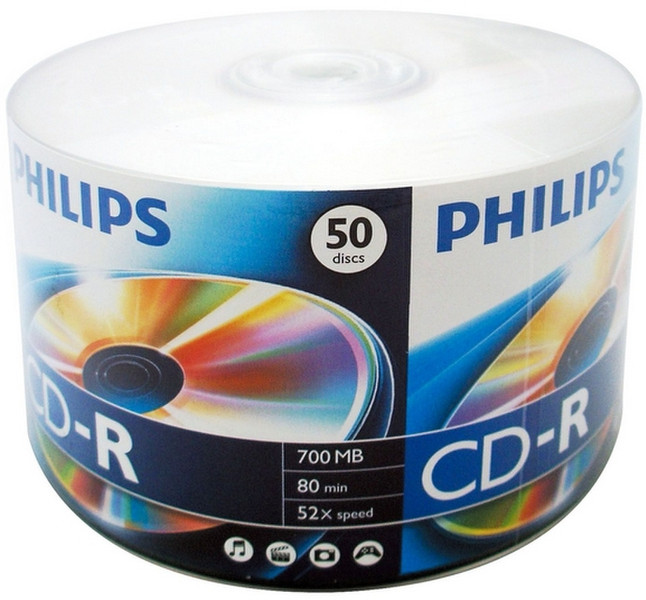 Philips CD-R 52X 700MB CD-R 700МБ 50шт
